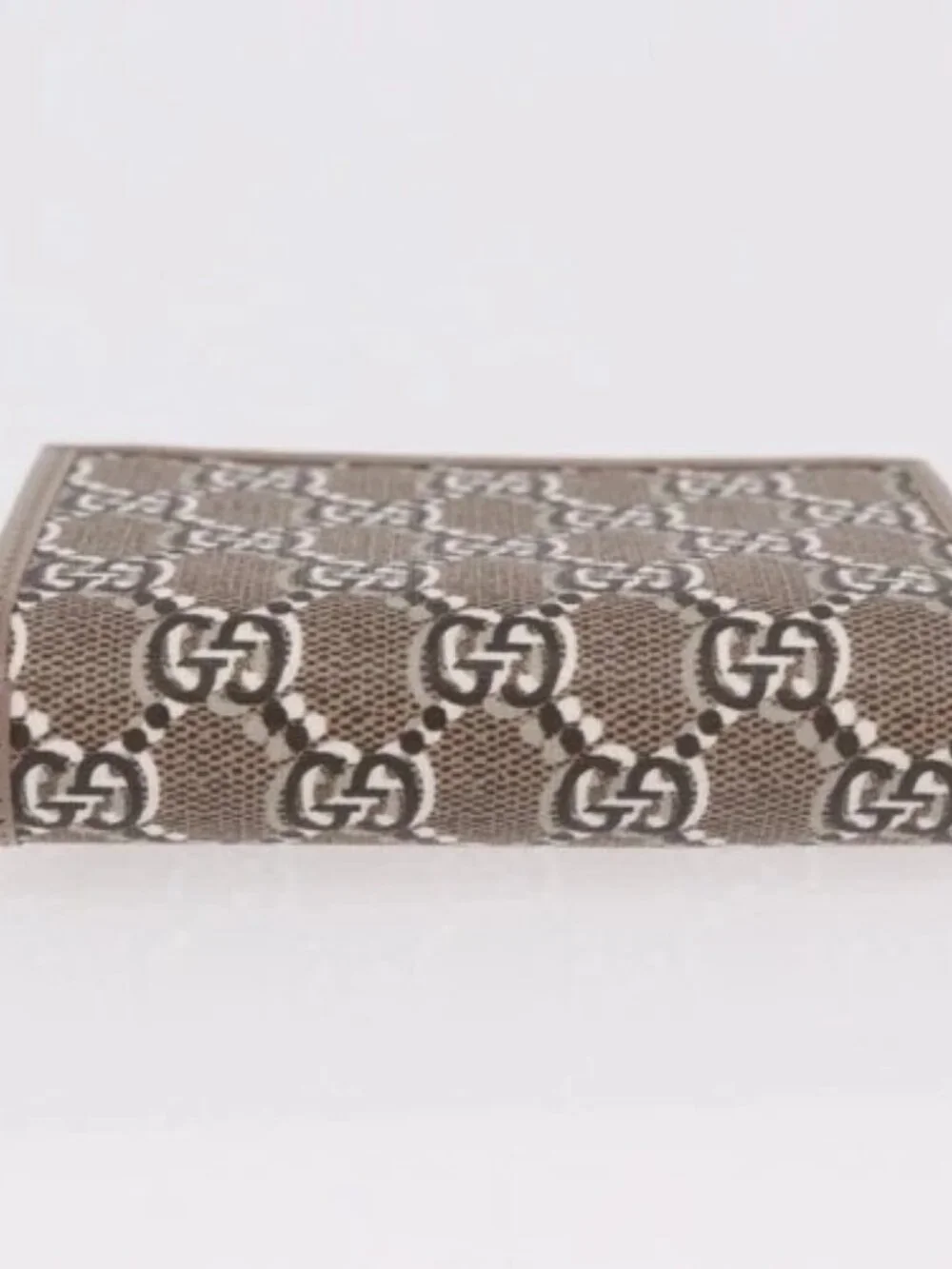 GUCCI GG Supreme Wallet PVC Beige Gold 795060 Auth 186154M - Picture 6 of 16